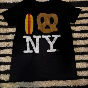 Black I Love NY Kids T-Shirt